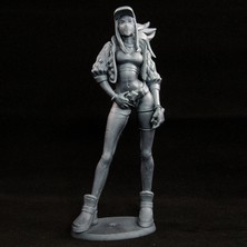 3duman League Of Legends Kda Akali Figürü  Gri  10 x 15 cm