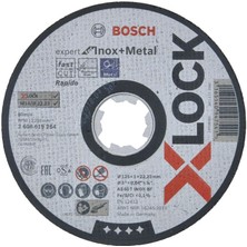 Bosch X-Lock Metal ve Inox İçin Kesici Taşlama Diski 125X1 mm 5 Adet 2608619264