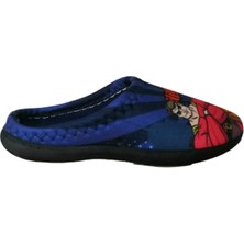 Gezer Erkek Çocuk Lacivert Night City Figürlü Ev Içi Terlik