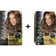 Maxx Deluxe Saç Boyası Seti No: 8,37 Sahra