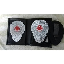 Yakın Koruma Rozetlı Cüzdanı+Kemer Rozetı,al-Sıvıle Satılmaz-Sadece Yakın Koruma Persnl Satılır.