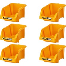 Mano Plastik Avadanlık Parça Kutusu 6 Parça Sarı 217X360X155 mm