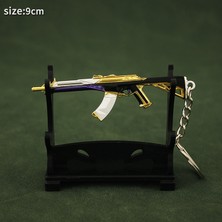 Dgn Aksesuar Valorant Asil Vandal Metal Mini Figür (Anahtarlık) ve Dekor Standı