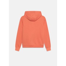 Helly Hansen Somon Kız Çocuk Kapüşonlu Uzun Kollu Sweatshirt Peach Echo Jr Hh Logo Hoodıe 2.0