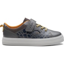 Clarks Gri Kız Çocuk Deri Günlük Ayakkabı 26175274 Nova Roar K