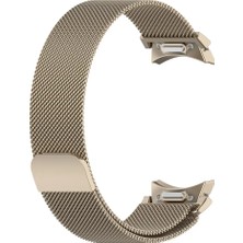 Nezih Case Samsung Galaxy Watch 6 40/44MM - Watch 6 Classic 43/47MM Uyumlu Orijinal Pim Hasır Metal Kordon