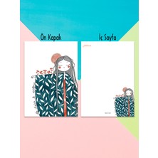 Selis Craft Girl Çizgisiz Notepad 13 Günlük Planlayıcı, Defter, To Do List, Not Defteri, Ajanda