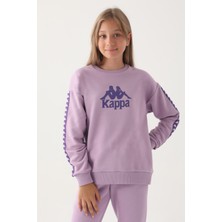 Kappa Kız Çocuk Lila Sweatshirt