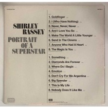 Shirley Bassey Portrait Of A Superstar Lp Plak (Orjinal 1984 Hollanda Baskı)