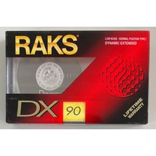 Raks DX90 Boş Kaset (Jelatininde Orjinal Dönem Baskı)