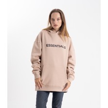 Pull The Hood Unisex Oversize Essentials Kapşonlu Sweatshirt