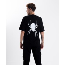 Pull The Hood Unisex Oversize Spider Tshirt