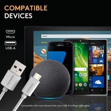 Duracell 2m Usb-A To Micro USB Şarj Kablosu - Beyaz