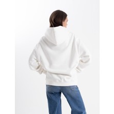 Pull The Hood Unisex Oversize Brooklyn New York  Baskılı Kapşonlu Sweatshirt