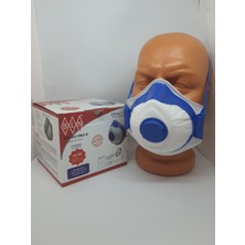 Bln Bm 033 Pro x Ffp3 Profesyonel Ventilli Toz Maske (5APARAT - 5 Maske)