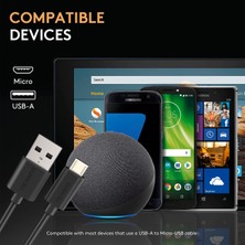 Duracell 2m Usb-A To Micro USB Şarj Kablosu - Siyah