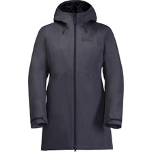 Jack Wolfskin Heidelstein Ins Kadın Mavi Outdoor Ceketi