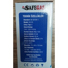 Safegas Sg-03 Gaz Alarm Cihazı