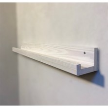 Hier  Hier Ahşap Dekoratif Raf 120 Cm, Duvar Rafı, Doğal Ahşap Raf, Tv Altı Raf, Ahşap Kitaplık Raf, Banyo Rafı