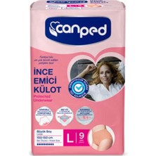 Canped Ince Emici Külot Büyük 9'Lu ( 1 Adet )