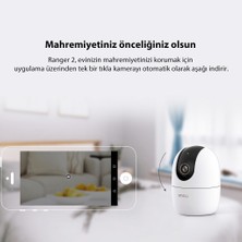 IMOU Ranger 2 İç Ortam Akıllı WiFi PT Kamera/4 MP-Gece Görüşü-360° Hareket-İnsan Algılama-İki Yönlü Konuşma-SD Kart Desteği-ONVIF-Bulut(IPC-A42P)