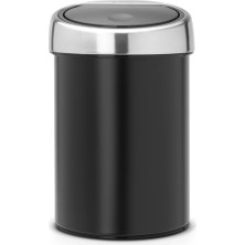Brabantia Matt Black Dokunmatik Çöp Kutusu 3l
