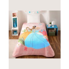 Taç Lisanslı Battaniye Princesses Fun Together Tek Kişilik