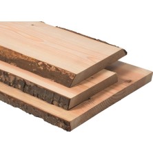SZN Wood Kütük Raf Ladin-Göknar 2 Kenar Sulama ( Genişlik 36-40cm Kalınlık 3cm )