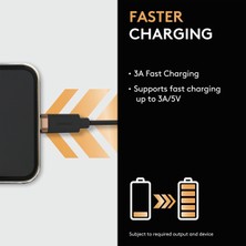 Duracell 1m Usb-A To Usb-C Örgülü Şarj Kablosu - Siyah