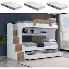 Setay Ranza Inci Yavrulu Ranza + 3 Adet Comfort Yatak - Ceviz
