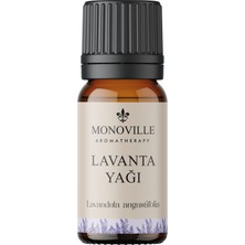 Monoville Tıbbi Lavanta Uçucu Yağı 10 ml %100 Saf ve Doğal ( Lavender Essential Oil)