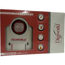 Dıgıworld Premium Akım Korumalı Priz Tekli 250V