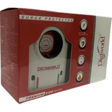 Dıgıworld Premium Akım Korumalı Priz Tekli 250V