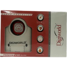 Dıgıworld Premium Akım Korumalı Priz Tekli 250V