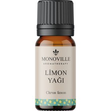 Monoville Limon Uçucu Yağı 10 ml %100 Saf Ve Doğal ( Lemon Essential Oil )