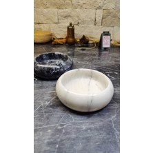 Marble Center Mermer Sosluk Kuruyemişlik 2'li Set 11 cm