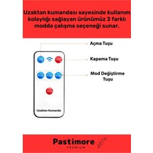 Pastimore Premium Kumandalı Solar Güneş Enerjili 122 Ledli Hareket Sensörlü Bahçe Aydınlatma Sokak Lambası