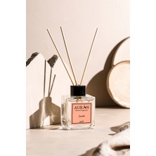 Sandal Ağacı Çubuklu Oda Kokusu Bambu Kokusu Kare Şişe Sandal Wood Reed Diffuser 100ml