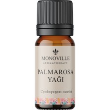 Monoville Palmarosa Uçucu Yağı 10 ml %100 Saf Ve Doğal ( Palmarosa Essential Oil )