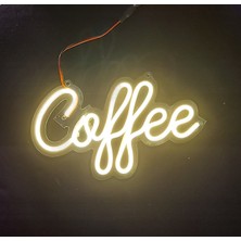 Esled Coffee Neon Yazı - Neon Coffee Yazısı LED Neon