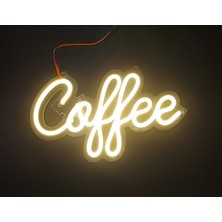 Esled Coffee Neon Yazı - Neon Coffee Yazısı LED Neon