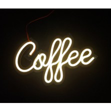 Esled Coffee Neon Yazı - Neon Coffee Yazısı LED Neon