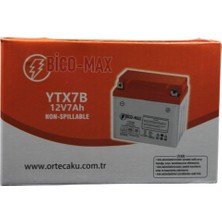 Or-Tec Bicomax 12V 7AH YTX7B Motosiklet Aküsü