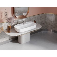 Turkuaz Seramik Aqua 60 cm Lavabo