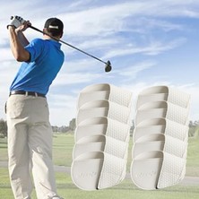 Kenann Golf Demir Kafa Golf Eğitimi Golfçü Beyaz Büyük Için Set Koruyucu Pu Başörtüsü Kapakları (Yurt Dışından)