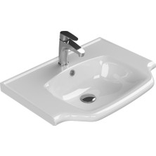 Turkuaz Seramik Yeni Klasik 65 cm Etajerli Lavabo