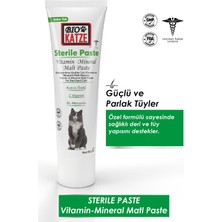 Biokatze Sterile Paste Kısırlaştırılmış Kediler için Vitamin ve Mineralli Malt Macunu 30GR