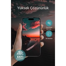 MTK Moveteck Apple Iphone 15 Pro Max Uyumlu Ekran Koruyucu Hayalet Cam Urr X-Grade Gorilla Glass Make It Privacy Resin Edge Zırh Ekran Koruyucu