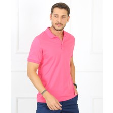Uomo Park 2061 Premium Likralı Pike Polo Yaka Regular Fit Erkek T-Shirt