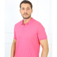 Uomo Park 2061 Premium Likralı Pike Polo Yaka Regular Fit Erkek T-Shirt
